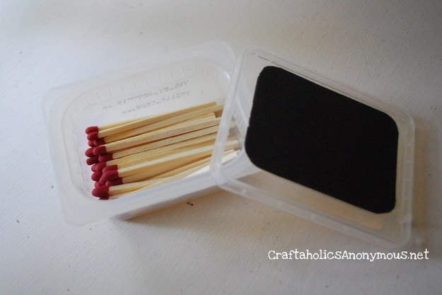 Can sandpaper light a match?