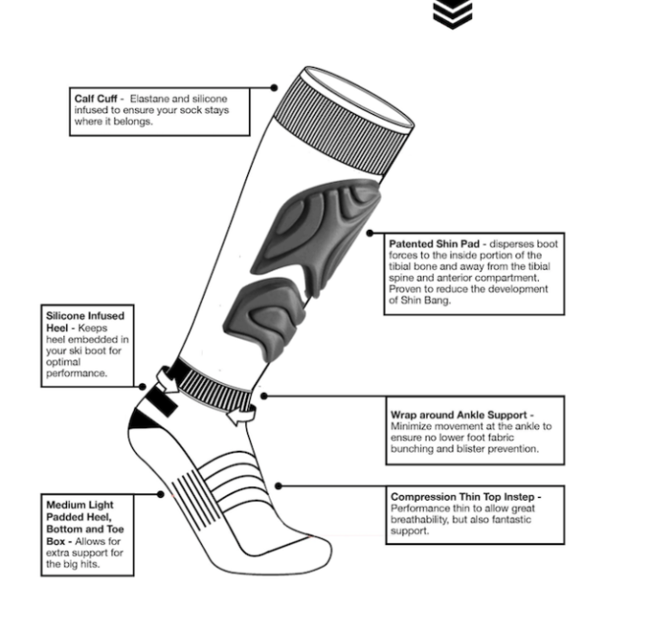 Adventure Magazine - EXO-1: Ski Socks Reinvented